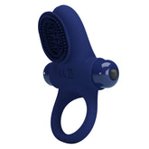 Pretty Love Palle Powerful Vibrating Penis Ring Navy Blue Vibrating Cock Rings